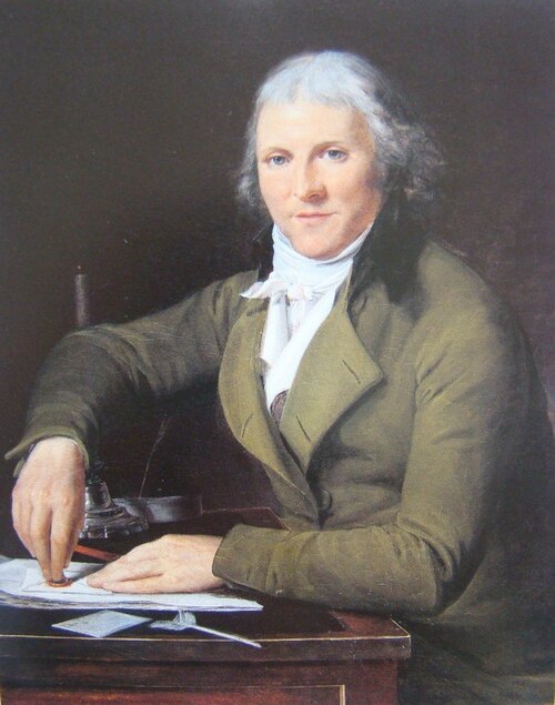 Portrait d’homme cachetant une lettre, 1800, Constance-Marie Charpentier