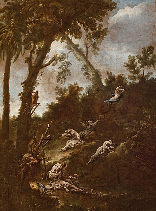 Hermits (Anachorets), 1713, Alessandro Magnasco