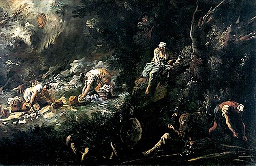 Women Washing at a Stream, , Alessandro Magnasco