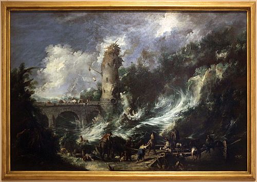 Storm at the Sea, 1700, Alessandro Magnasco