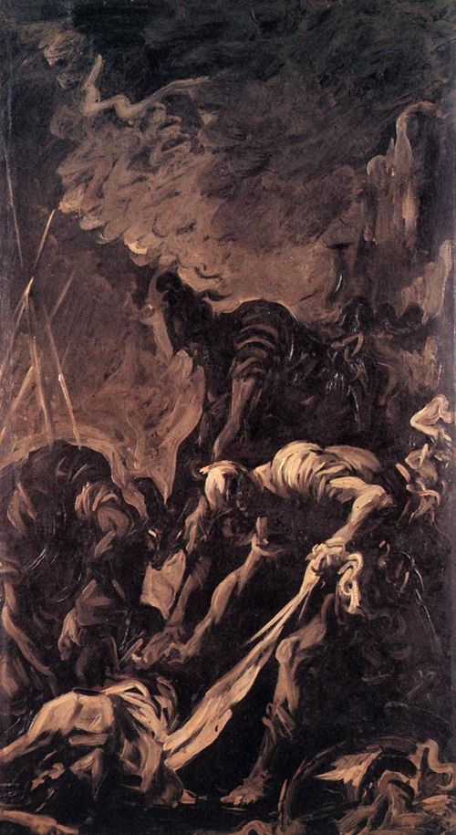 Entombment of a Soldier, 1750, Alessandro Magnasco