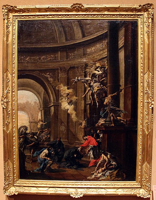 san carlo borromeo riceve gli oblati, 1731, Alessandro Magnasco
