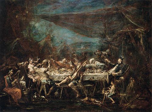 Gypsy Wedding Banquet, 1730, Alessandro Magnasco