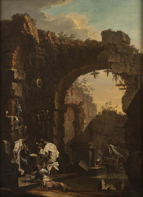 Concert in the Ruins, , Alessandro Magnasco