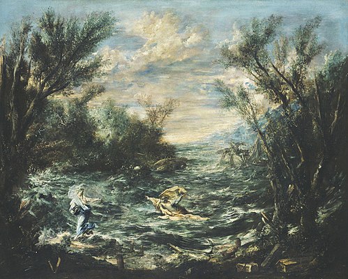 Christ at the Sea of Galilee, 1740, Alessandro Magnasco