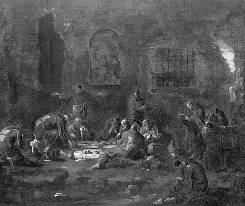 Monks at Supper, 1712, Alessandro Magnasco