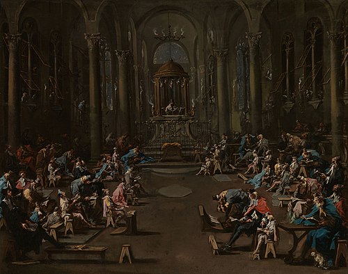 The Synagogue, 1730, Alessandro Magnasco