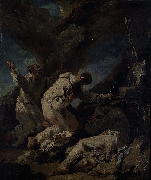 Praying Monks, 1750, Alessandro Magnasco