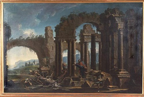 The Raising of Lazarus, 1735, Alessandro Magnasco