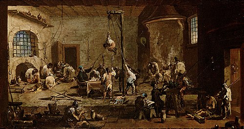 Interrogations in Jail, 1715, Alessandro Magnasco