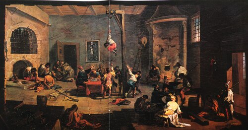 Torture Scene, 1708, Alessandro Magnasco