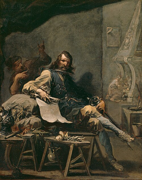 Satire on a Nobleman in Misery, 1719, Alessandro Magnasco