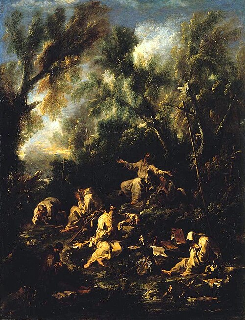 Monks in Prayer, 1701, Alessandro Magnasco