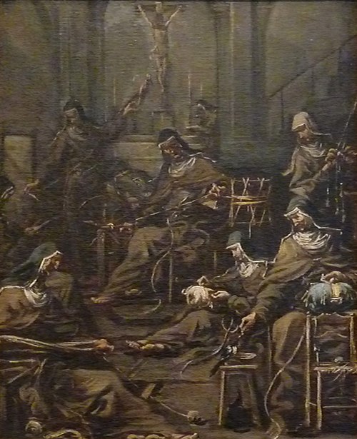 A Workshop of Nuns, 1725, Alessandro Magnasco