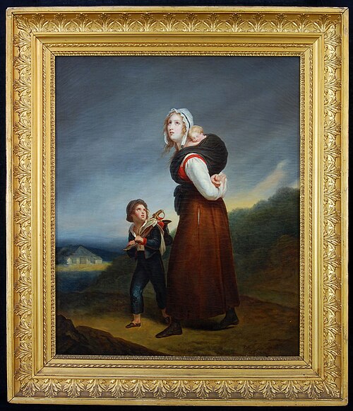 De weduwe van de soldaat, 1811, Cornelia Scheffer