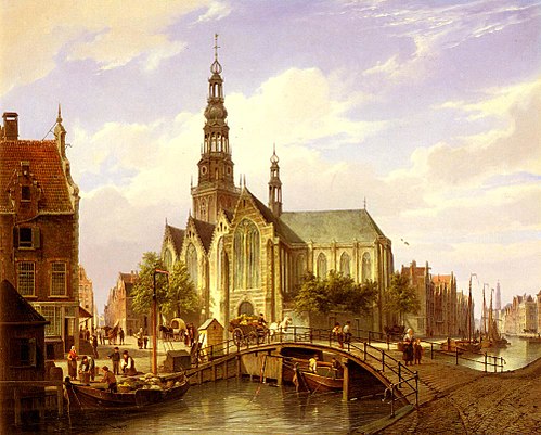 Capriccio d'Amsterdam, 1875, Cornelis Christiaan Dommelshui