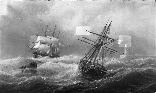 Marine, 1889, Cornelis Christiaan Dommelshui