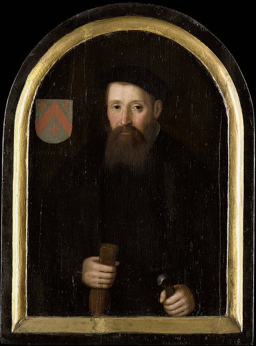 portrait de Willem Fransz Overrijn van Schoterbosch, 1550, Cornelis Engelsz.