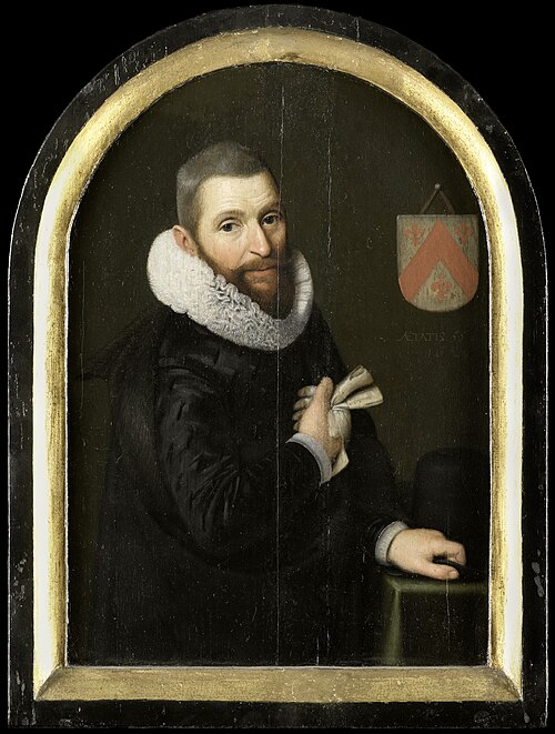 Portrait of Johan Gerritsz van Schoterbosch (c. 1564-1654), 1620, Cornelis Engelsz.