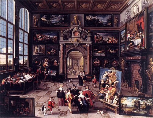 Galerie d'un collectionneur, 1635, Cornelis de Baellieur