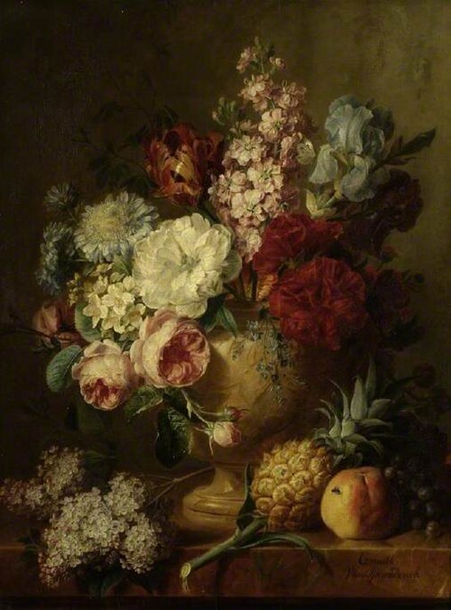 Vase of flowers, , Cornelis van Spaendonck