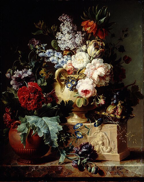 Still Life of Flowers, 1793, Cornelis van Spaendonck