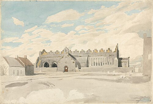 Ardfert Cathedral, Kerry, Ireland, , Cornelius Varley