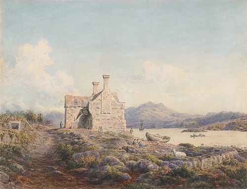 Talsarnau, North Wales, 1858, Cornelius Varley