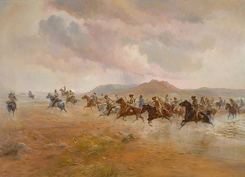 Yeomanry Scouts on the Veldt, 1903, Elizabeth Thompson