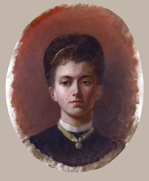 autoportrait, 1869, Elizabeth Thompson