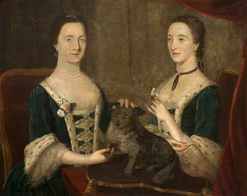 The Ladies Barbara and Margaret Stuart, 1755, Cosmo Alexander