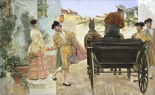 Farwell of Toreador, 1864, José Villegas Cordero