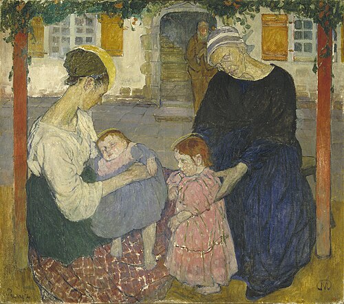 Holy Family, 1909, Mela Muter