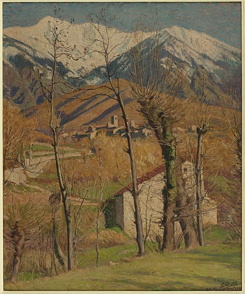 Le Canigou en hiver, 1921, George-Daniel de Monfreid