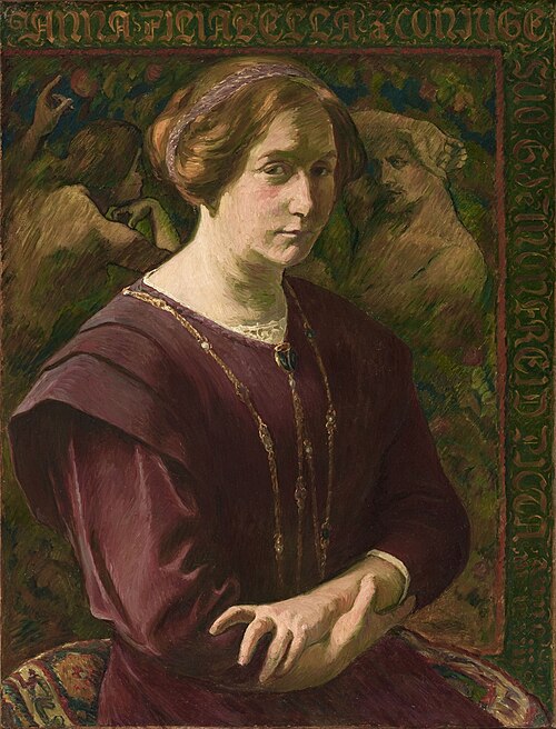 Anna Filiabella, portrait de la femme de l'artiste, 1913, George-Daniel de Monfreid