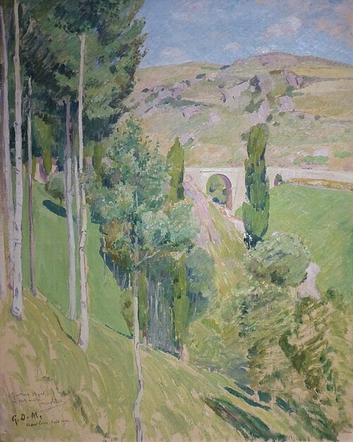 Le pont de Fetges dit Paysage de Mont-Louis, 1900, George-Daniel de Monfreid