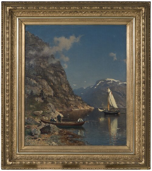Fiord Landscape, 1877, Morten Müller