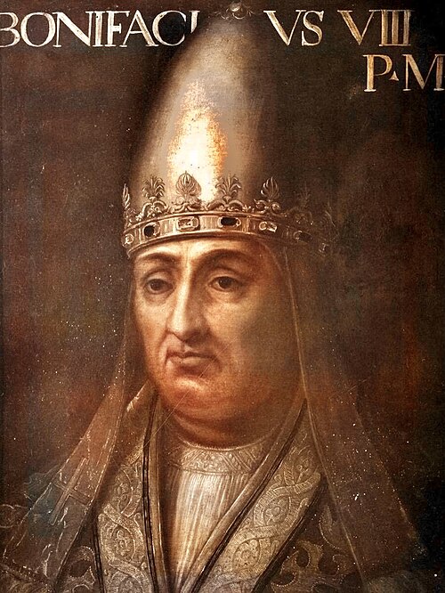 Portrait of Pope Boniface VIII, 1560, Cristofano dell'Altissimo