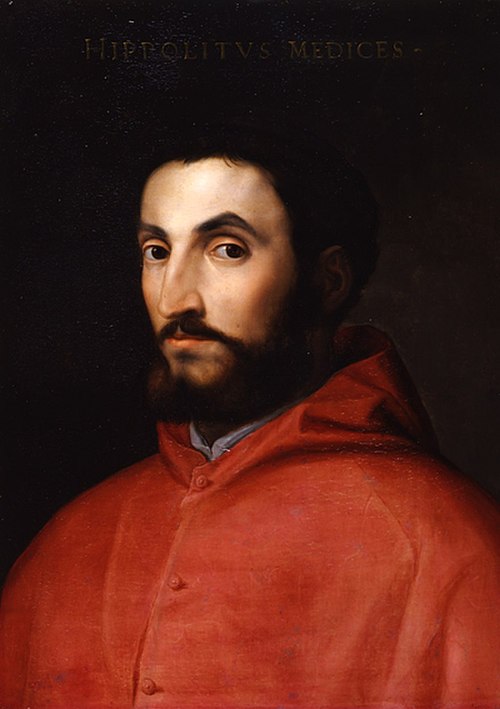 Portrait of Cardinal Ippolito de' Medici, 1563, Cristofano dell'Altissimo