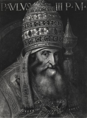 Portrait of Pope Paul III, 1560, Cristofano dell'Altissimo
