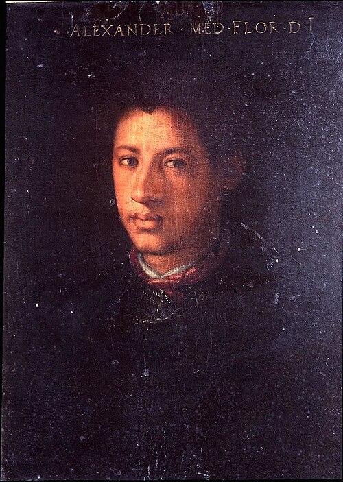 Portrait of Alessandro de' Medici, Duke of Florence, 1560, Cristofano dell'Altissimo