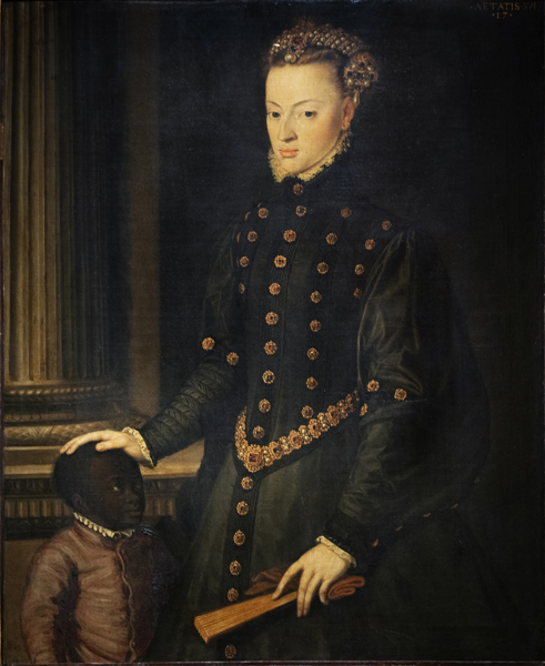 Portrait of Joanna of Austria 1535-1573, daughter of emperor Charles V, 1551, Cristóvão de Morais