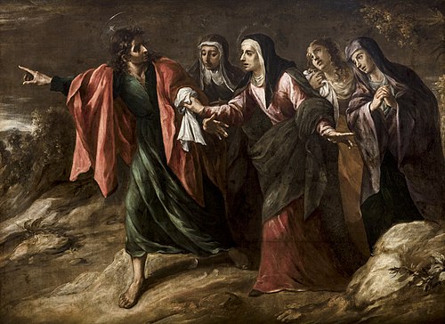 La Virgen con las Tres Marías y San Juan camino del Calvario, 1657, Juan de Valdés Leal