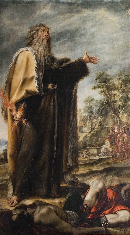 Elías y los profetas de Baal, 1658, Juan de Valdés Leal
