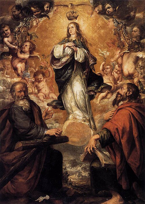 L'Immaculée Conception avec Saint André et Saint Paul, 1650, Juan de Valdés Leal
