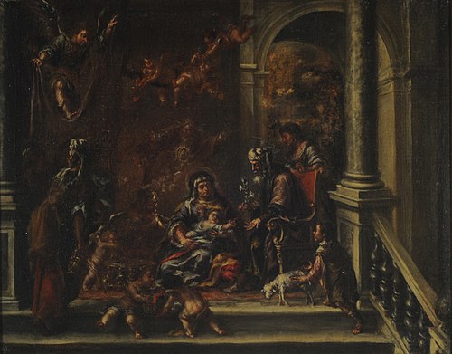 The birth of the Virgin, 1680, Juan de Valdés Leal