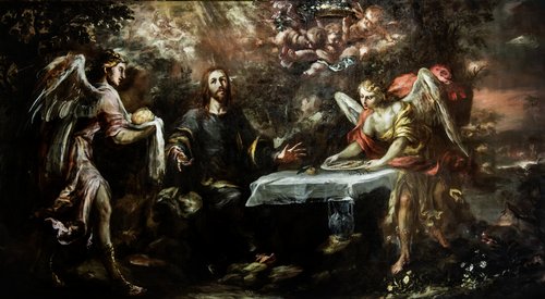 Le Christ servi par les anges, 1663, Juan de Valdés Leal
