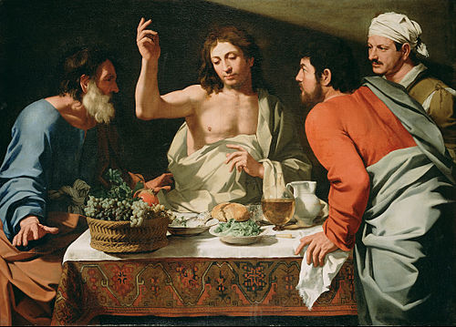 Le Souper à Emmaüs, 1620, Bartolomeo Cavarozzi