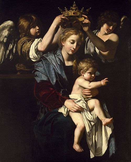 The House of Saints with Saint Catherine, 1620, Bartolomeo Cavarozzi