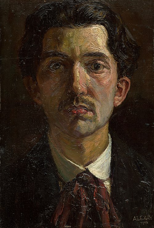Self-Portrait, 1913, Emile Alexay